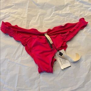 SOFIA By ViX Ripple Rio Fuscia Bikini Bottom